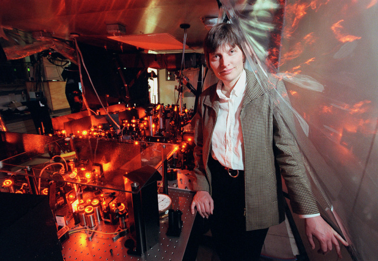 Harvard physicist Lene Vestergaard Hau uses lasers and tiny clouds of ultra-cold atoms to slow the speed of light down to a crawl.